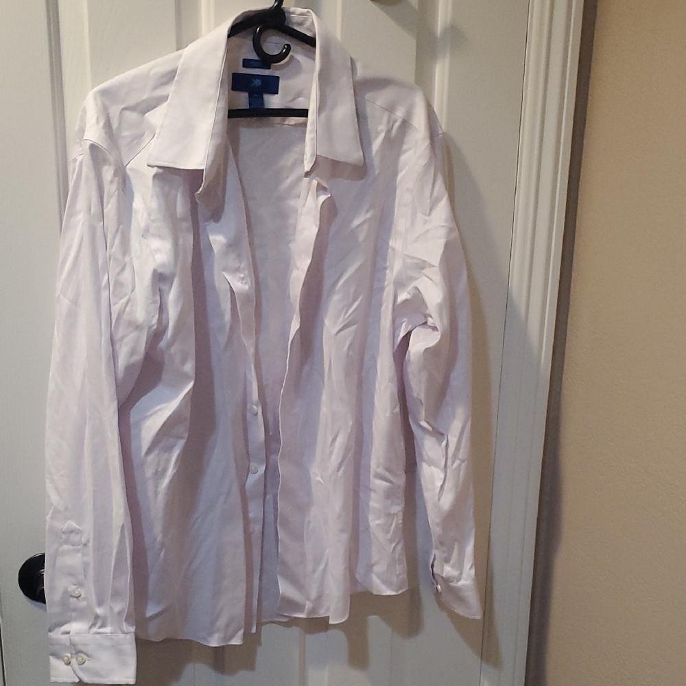 Egara White Non-Iron Slim Fit Shirt